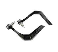 Paramanos Moto Protectores Unes Manillar Fibra Carbono A Prueba Viento 7/8" Scooter Protector Palanca Montaña con Refuerzo Aluminio Protector Freno Embrague Manoplas(Gray)