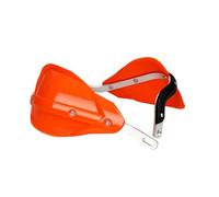 Paramanos Motocicleta Protección HB102 Motocicleta 22mm 28mm Guardamanos Cubierta Protectora Mano(A Orange)