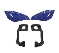 Paramanos Motocicleta Protector Manos Universal 22 Mm Motocross Todoterreno Quad Motocicleta Cortavientos(Blue)