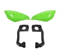 Paramanos Motocicleta Protector Manos Universal 22 Mm Motocross Todoterreno Quad Motocicleta Cortavientos(Green)