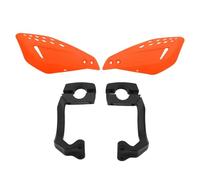 Paramanos Motocicleta Protector Manos Universal 22 Mm Motocross Todoterreno Quad Motocicleta Cortavientos(Orange)