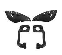 Paramanos Motocicleta Protector Manos Universal 22 Mm Motocross Todoterreno Quad Motocicleta Cortavientos(Black)