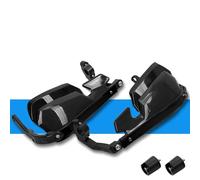 Paramanos Motocicleta, Protectores Manillar, Deflectores Viento, Empuñaduras, Freno Embrague para X-MAX 125 Tech 250 300 400 2013-2022 Protector Parabrisas(Negro)