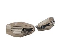Paramanos para moto, resistentes y fáciles de instalar, protección para las manos para moto, fáciles de mantener y ajustar, universales para moto (ahumado)