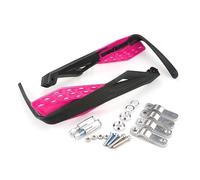Paramanos para motocicleta Protectores Mano Carbono Manillar Motocicleta 7/8 "y 22mm Cubierta Protección Empuñaduras Para Y&amaha Pit Dirt Bike Protectores Manos Protectores Protector de mano(ROSA)
