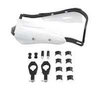 Paramanos para Motocross Protector de Mano Universal 22 28mm Protector de Manillar de Motocicleta protección(White)