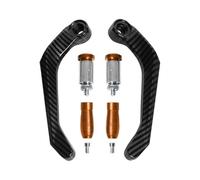 Paramanos para Motocross Protector Mano Universal para Motocicleta Manillar Aluminio Palanca Embrague Y Freno Accesorios Modificación Guardamanos(Orange)