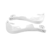 Paramanos para Motocross Universal 22MM 28MM guardamanos protección del Manillar Protectores de Mano para Motocicleta Protector de Mango Pit Dirt Bike(White)