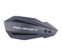 POLISPORT 8308500010 - Paramanos BULLIT 1 punto de fijación MX-Style fabricado en plástico con kit de montaje incluido compatible con motocicletas KTM, GAS GAS, Husqvarna, Sherco en color nardo gris