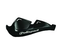 POLISPORT 8305100027 - Paramanos EVOLUTION INTEGRAL 2 puntos de fijación MX-Style fabricado en plástico con kit de montaje incluido compatible con todos los modelos de motocross/enduro en color negro