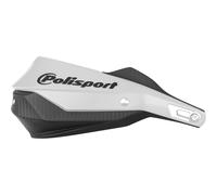 Paramanos polisport trail blazer-blanco/negro para moto repuestos accesorios