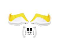 Paramanos Protecciones Protector De Manos para Motocicleta R NINET R9T, Pure Racer, Urban GS Scramble 2014-2024, A Prueba De Protector Mano(White Yellow Set)