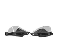 Paramanos Resistentes Al para Montana XR1 125EVO para Macbor 125 EVO Guardamanos Motos Deflectores(Black tranparent)