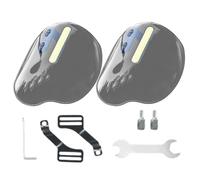 Paramanos Scooter Universales Resistentes al Viento a la Lluvia - Par de Protecciones de Manillar de PVC para Motos Bicicletas Eléctricas, Deflector de Aire para Manos de Invierno Verano | Fácil