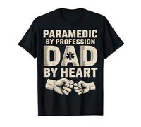 Paramédicos por Profesión Papá De Corazón Día del Padre EMS Camiseta