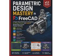 Parametric Design Mastery in FreeCAD (v1.1 Edition): A Project-Based Workbook for Navigating Part Design, Sketcher, and TechDraw Workbenches to Create Flawless 3D Models