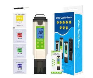 Parámetros del analizador 7 de la calidad del agua de Digitaces, probador específico de la temperatura de la gravedad de la salinidad del Orp de la conductividad del pH para la piscina y el tanque de