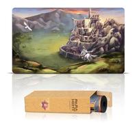 Paramint Minas Tirith (Bordes cosidos) - Alfombra de Juego El Señor de los Anillos - Compatible con tapete de Juego Magic The Gathering - Juega a MTG, YuGiOh, TCG