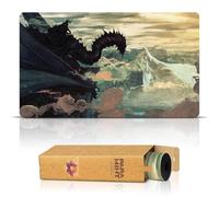 Paramint Witch King of Angmar (Bordes cosidos) - Alfombra de Juego El Señor de los Anillos - Compatible con tapete de Juego Magic The Gathering - Juega a MTG, YuGiOh, TCG