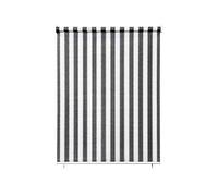 paramondo Estor Vertical Enrollable para Exterior Impermeable Resistente Anti UV Protección de la Privacidad 160 x 140 cm Gris-Blanco