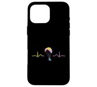 Paramotoring motorizado de la Mujer del ECG del Latido del corazón de PPG del Parapente Carcasa para iPhone 16 Pro MAX
