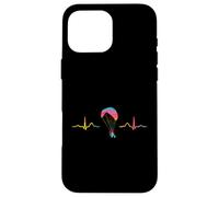 Paramotoring motorizado de la Mujer del ECG del Latido del corazón de PPG del Parapente Carcasa para iPhone 16 Pro MAX