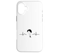 Paramotoring motorizado de la Mujer del ECG del Latido del corazón de PPG del Parapente Carcasa para iPhone 16 Plus