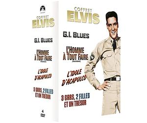 Paramount Coffret Elvis : G.I. Blues + L'homme à tout faire + L'idole d'Acapulco + 3 gars, 2 filles et un trésor [Francia] [DVD]