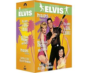 Paramount Coffret Elvis : Paradis Hawaïen + Bagarres au King Creole + Des filles, encore des filles ! + Sous le ciel bleu d'Hawaii [Francia] [DVD]