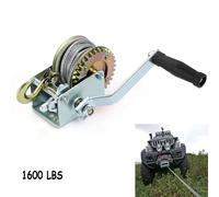 Paranco Montacargas Winch Gancho Manual Argano 1600 LBS Cable De Acero