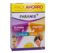 Paranix Pack Ahorro Champú Tratamiento SIN Dimeticona de Piojos y Liendres + Protect - Repelente de piojos