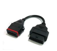 PARANNIC Cable de diagnóstico OBD2 para Komatsu de 12 pines para cable adaptador Cummins Inline6, cable OBD II, cable de conexión de diagnóstico
