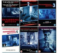 Paranormal Activity Quadrilogy Complete DVD Collection 1-4 + Paranormal Activity: The Marked Ones + Paranormal Activity: The Ghost Dimension + Extras / Special Features