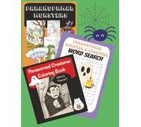Paranormal Halloween Coloring & Word Search Activities Book Bundle: Halloween Seasonal Activities