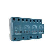 Pararrayos 4P Surge 100KA T1+T2 275/320/385/440V - 440V Instalación en Cabina de distribución 1 Uds(4P 275V)