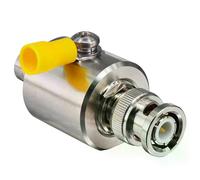 Pararrayos coaxial BNC de 50 ohmios, macho a hembra, protección contra rayos y truenos.