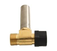 Pararrayos de martillo de agua de acero inoxidable con tuerca hembra de 7/8 pulgadas y rosca macho de 3/4 pulgadas, dispositivo de reducción de ruido de construcción de latón para sistemas de