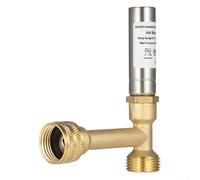 Pararrayos de martillo de agua de cobre de 3/4 pulgadas rosca NH para uso en lavadora, dispositivo de supresión de ruido compatible con ASSE 1010 nominal a 250 PSIG