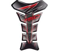 PARASERBATOIO ADESIVO, TANKPAD, PROTECTION DE RESEVOIR, RESINATO EFETTO 3D compatibile con Kawasaki Z750 V3