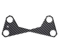 Paraserbatoio.it Adhesivo resinado Protector para placa de dirección con hinchazón compatible con Kawasaki Z 750 hasta el 2012 - Z 1000 hasta el 09 Medidas 140,7 x 56 mm Carbon