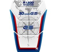 Paraserbatoio.it Protector adhesivo efecto 3D para moto compatible con BMW R1200 ADV Adventure (30 Years GS White)