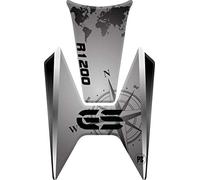 Paraserbatoio.it Protector adhesivo efecto 3D para moto compatible con BMW R1200 GS 2013-2019, R 1200 (Gray)