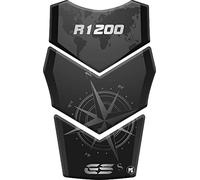 Paraserbatoio.it Protector adhesivo efecto 3D para moto compatible con BMW R1200 GS, R 1200 (negro)