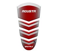 Paraserbatoio.it protector de depósito de resina adhesiva efecto 3D para motocicleta compatible con Agusta Brutale v6