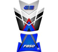 Paraserbatoio.it Protector de depósito resinado adhesivo efecto 3D para moto compatible con BMW F850, F 850 GS (Blue-Red)