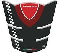 Paraserbatoio.it Protector de depósito resinado adhesivo efecto 3D para moto compatible con Ducati Diavel v4.