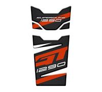 Paraserbatoio.it Protector de depósito resinado efecto 3D para moto compatible con KTM SuperDuke 1290 GT 2020-2022 metal negro