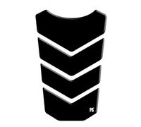Paraserbatoio.it PROTECTOR DEPOSITO RESINADO ADHESIVO NEUTRO EFECTO 3D, PARA MOTOS - UNIVERSAL - Forma Oklahoma, compatible con BMW 1200 GS ADVENTURE-F800 GS-F700 GS-F600 GS 22x14,5 cm Color negro