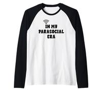 Parasocial Era 2026 Funny Gen Z Gen Alpha Parasocialite WiFi Camiseta Manga Raglan