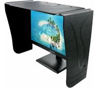 Parasol Ajustable para Monitor de computadora de Escritorio, Parasol para Monitor de Video, Cobertura Total para Oficina y Juegos.